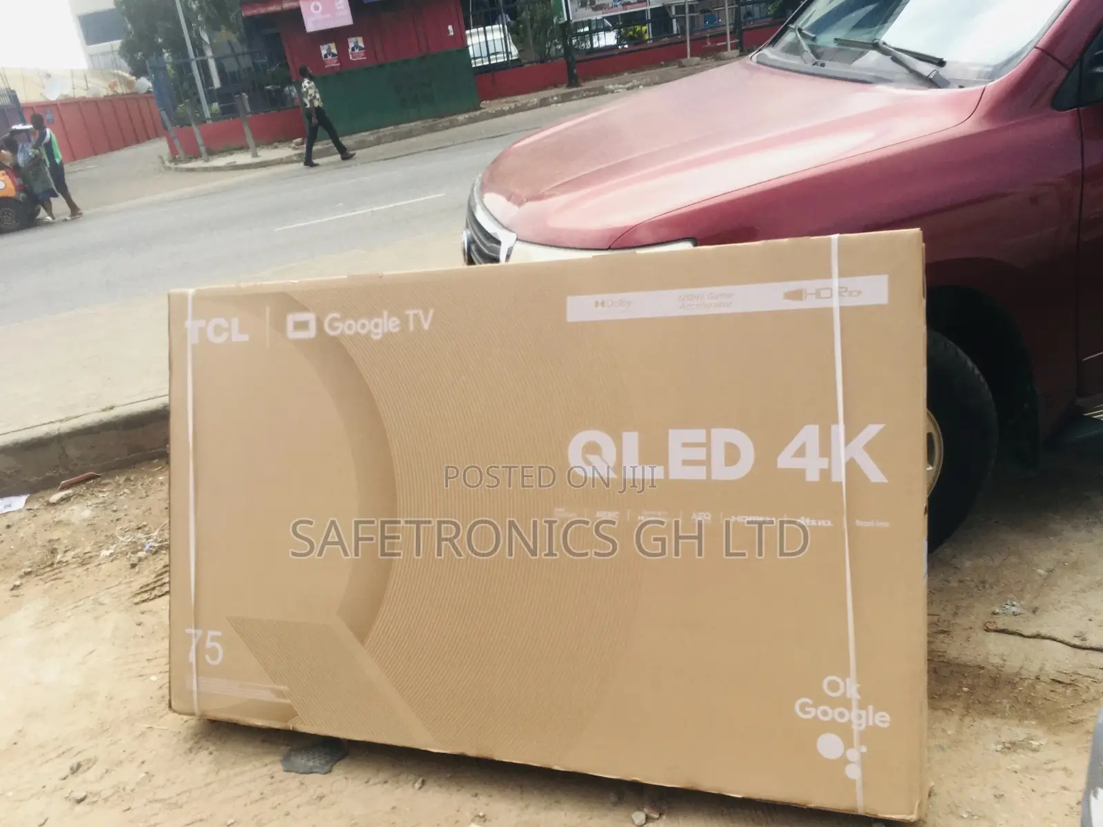 Display QLED Glossy TCL 75 Inches C635 Smart Best Tv