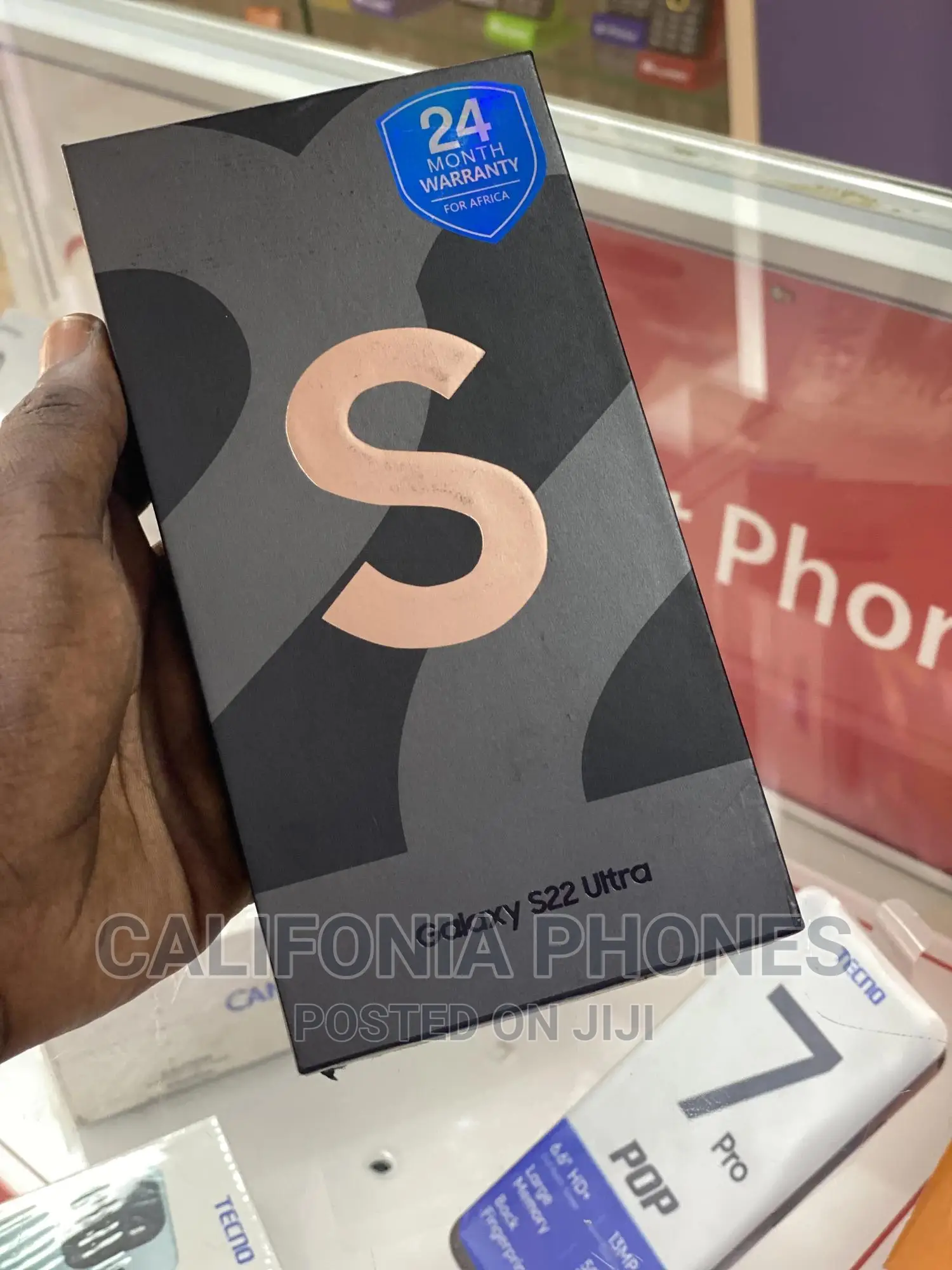 New Samsung Galaxy S22 Ultra 5G 128 GB Gray