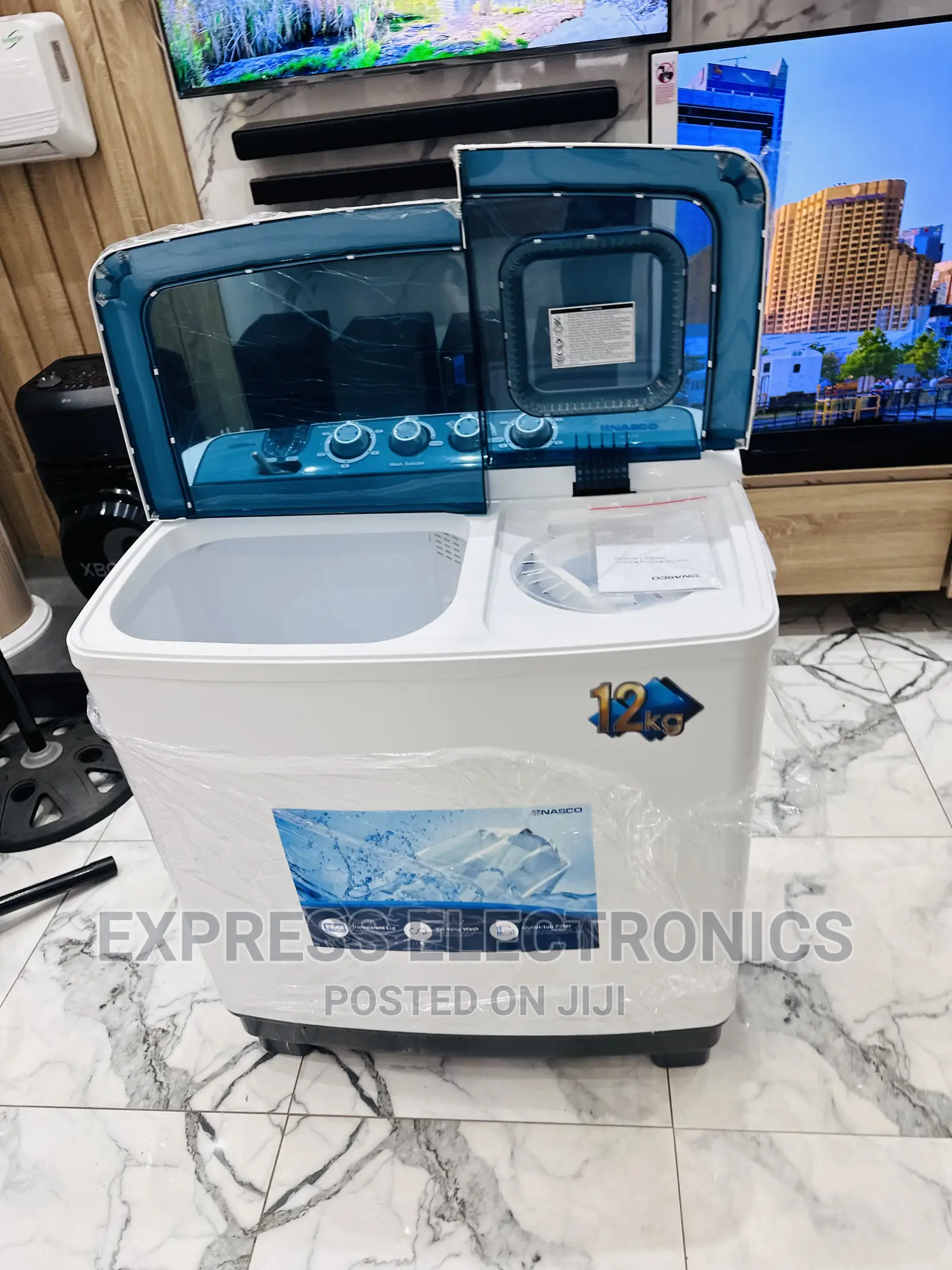 Spin Dry and Wash Soft Nasco 12kg Topload Washing Machine