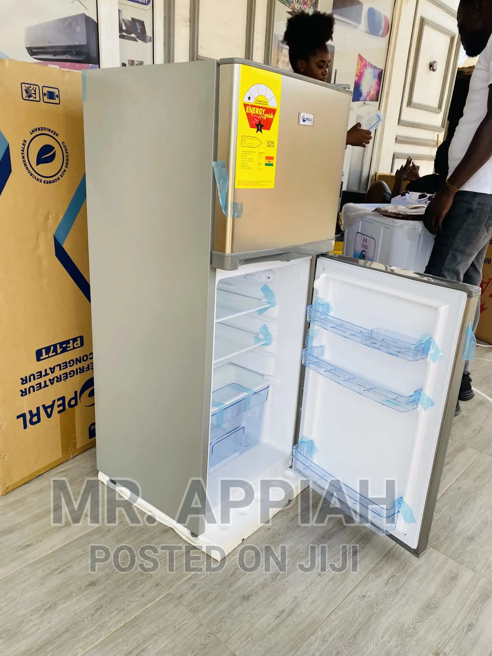 Affordable Pearl Double Door Refrigerator(PF-20T).138ltr