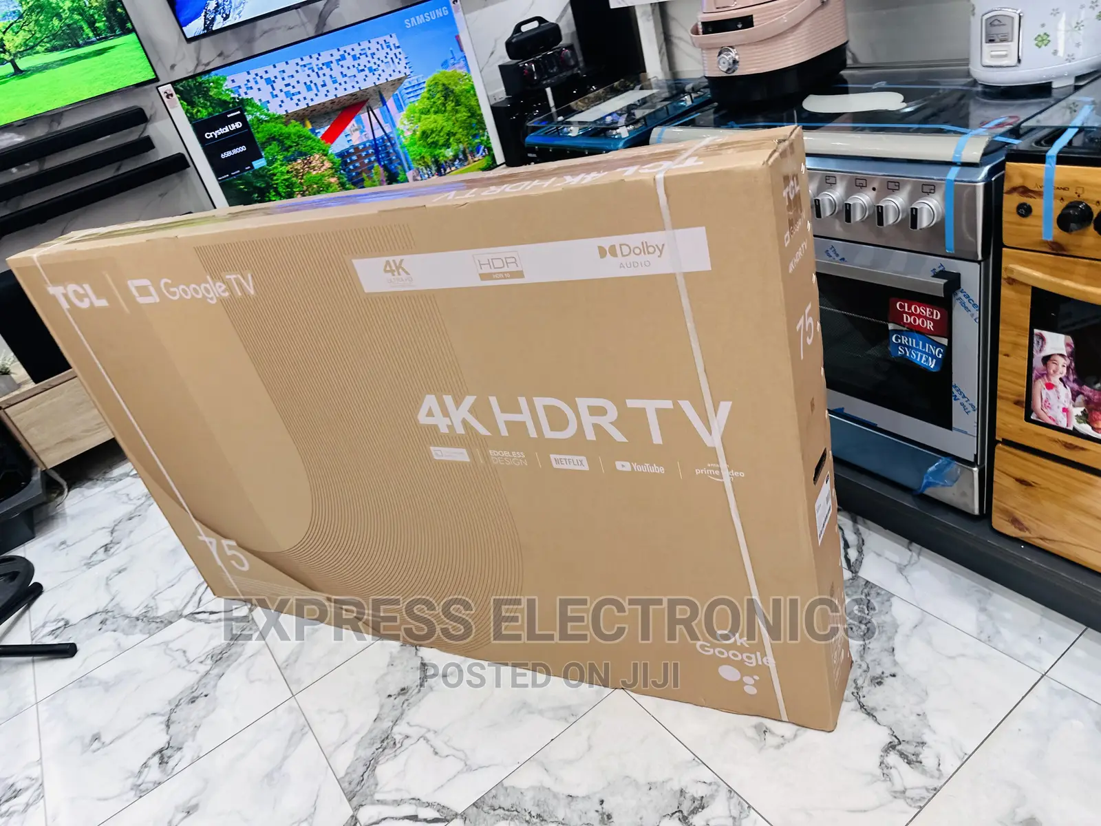 Superior Experience UHD Smart TCL 75”P635 Android Tv 
