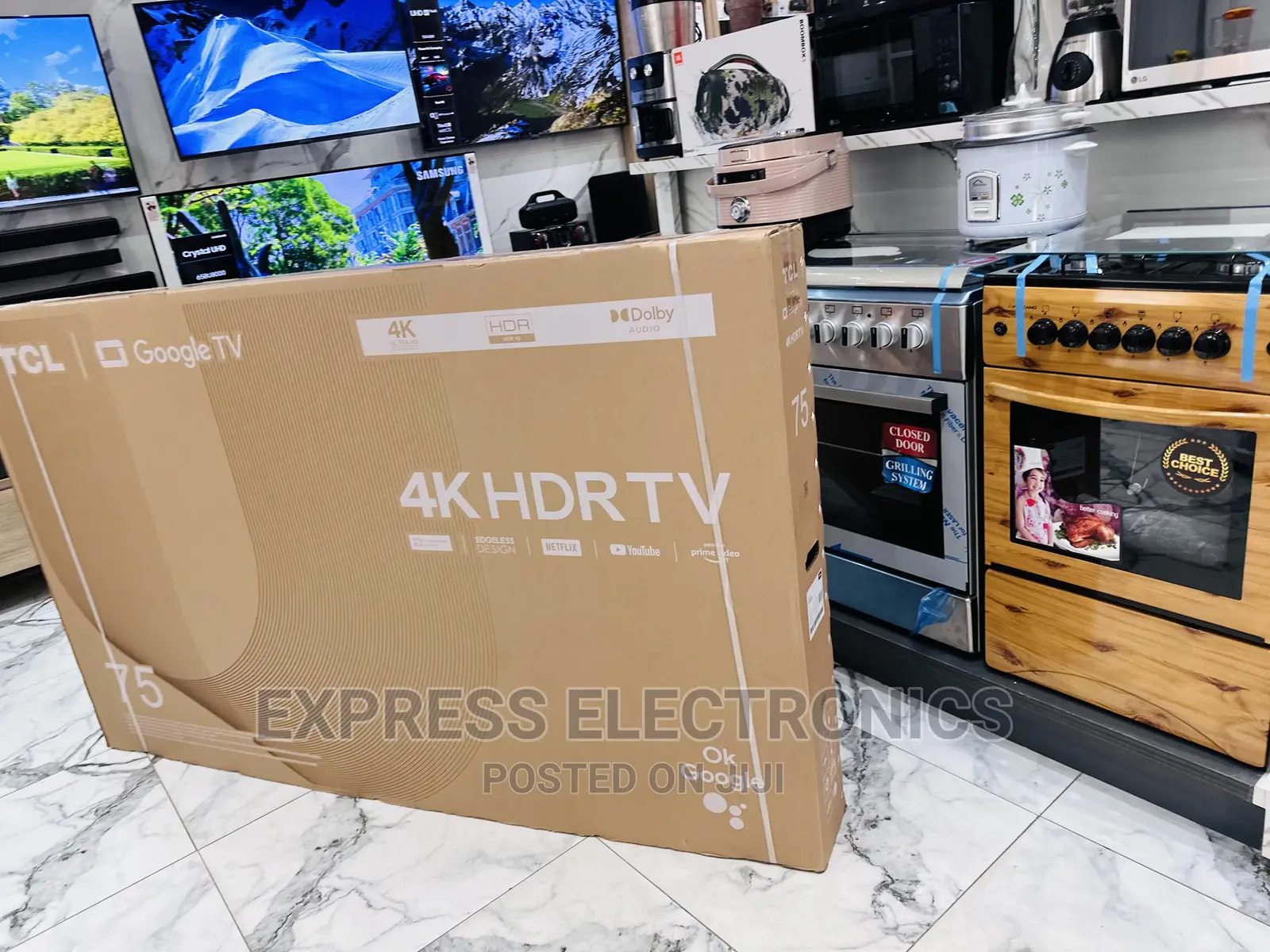 Best Buy From 10gig Store TCL 75”P635 UHD Smart Android