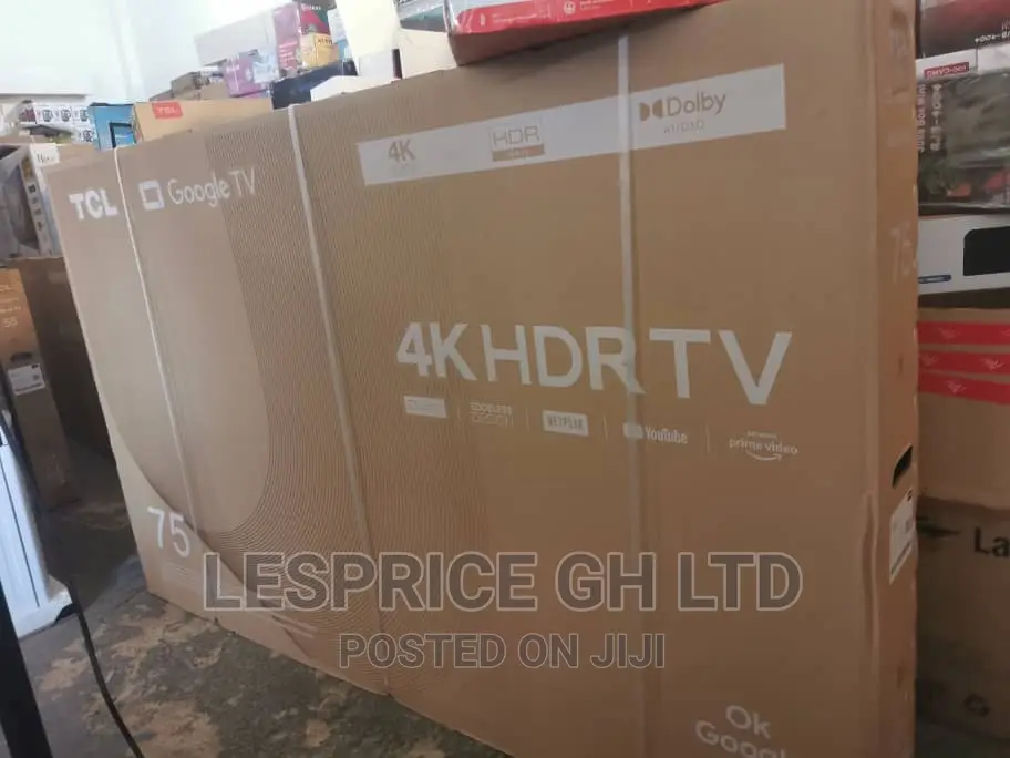 Dynamic Color~TCL 75” Android TV