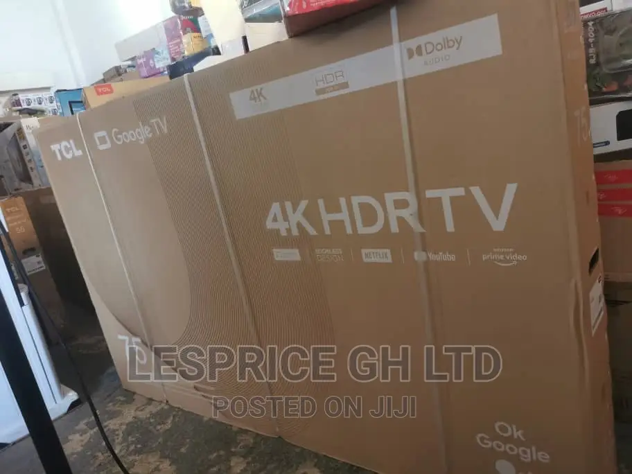 Dynamic Color~TCL 75” Android TV