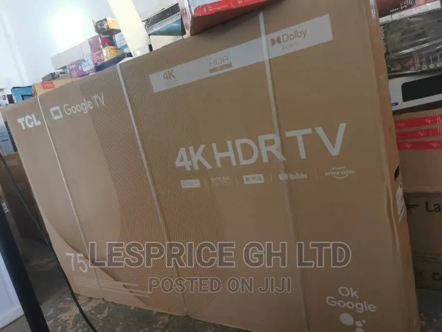 TCL 75” Android HDRTV//Wi-fi