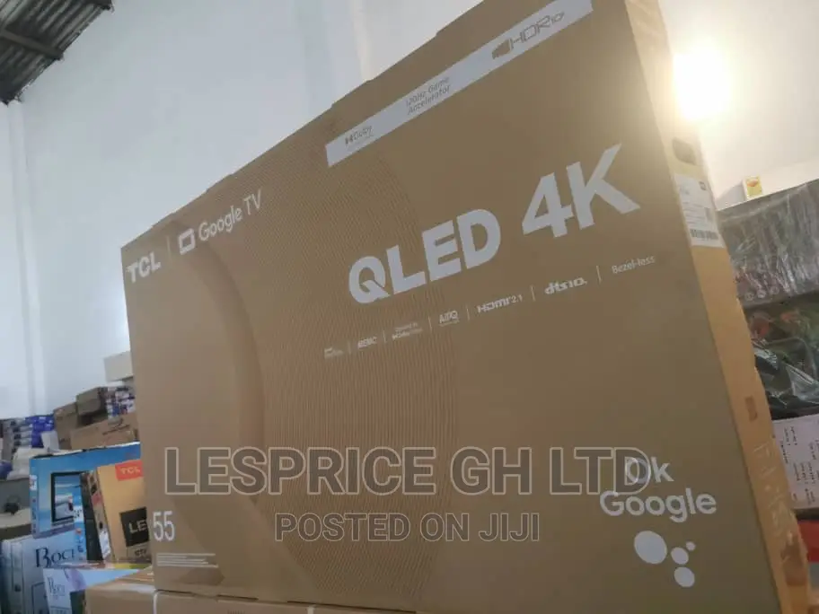 Quality QLED//TCL 55” Android Smart TV