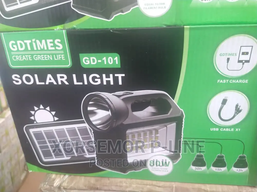 Gdtimes Gd-101 Solar Light