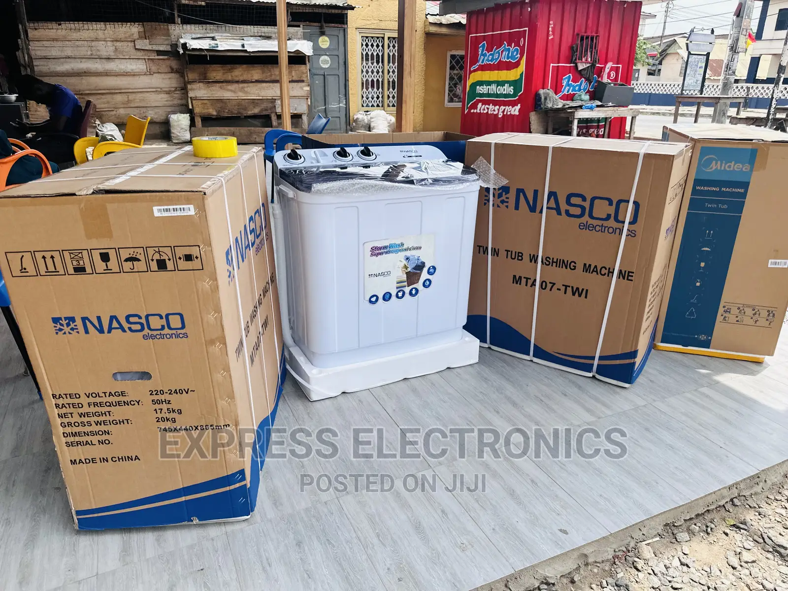 Rust Free  Nasco Topload WM Twintub 7kg