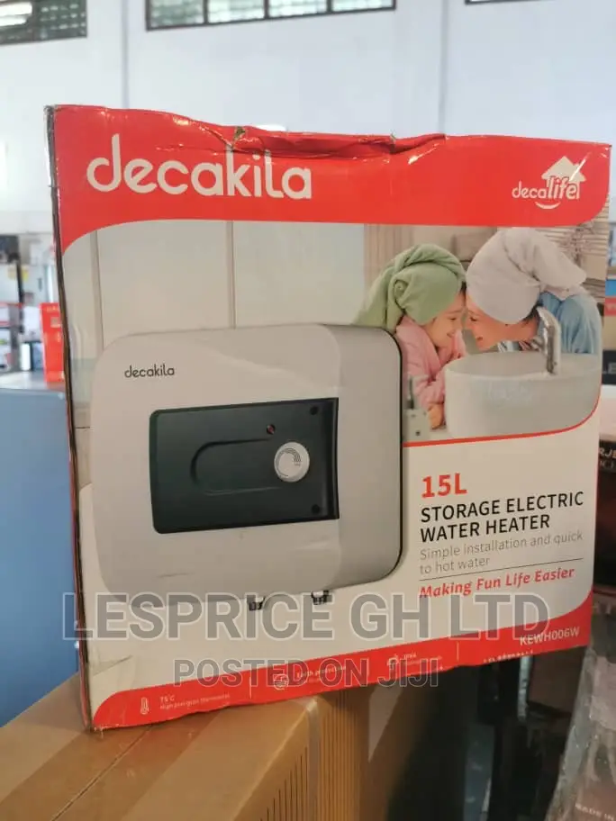 Fully Covered ~Decakila 15L Water Heater