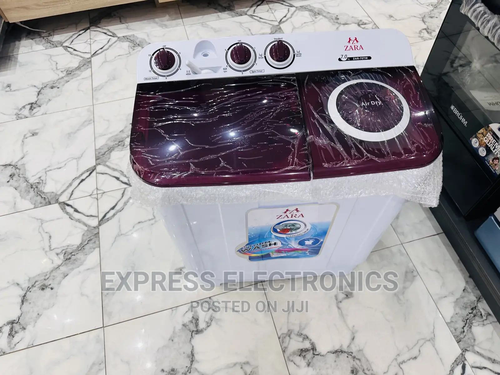 Transparent Lid Unique Design 7kg Topload Washing Machine
