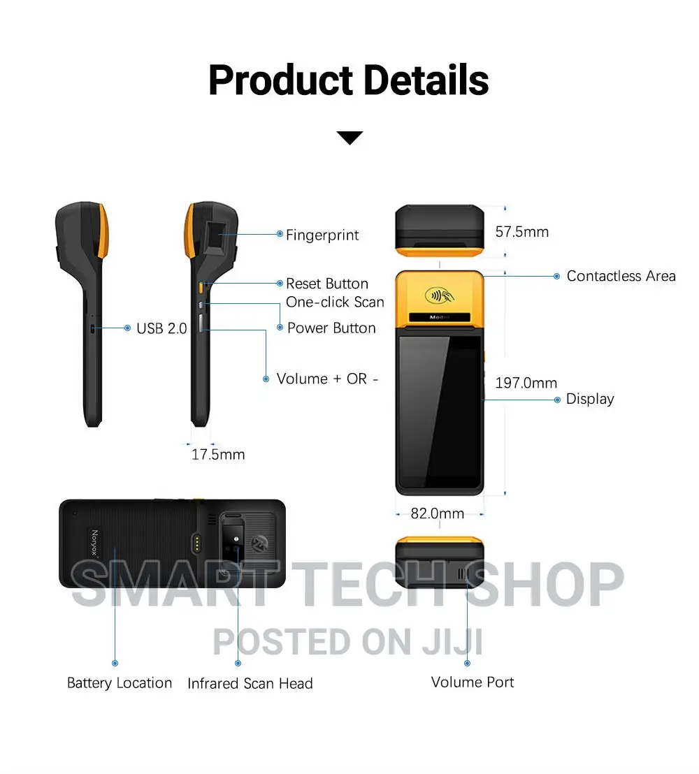 4G Integrated Printing Handheld Android POS Barcode Scanner