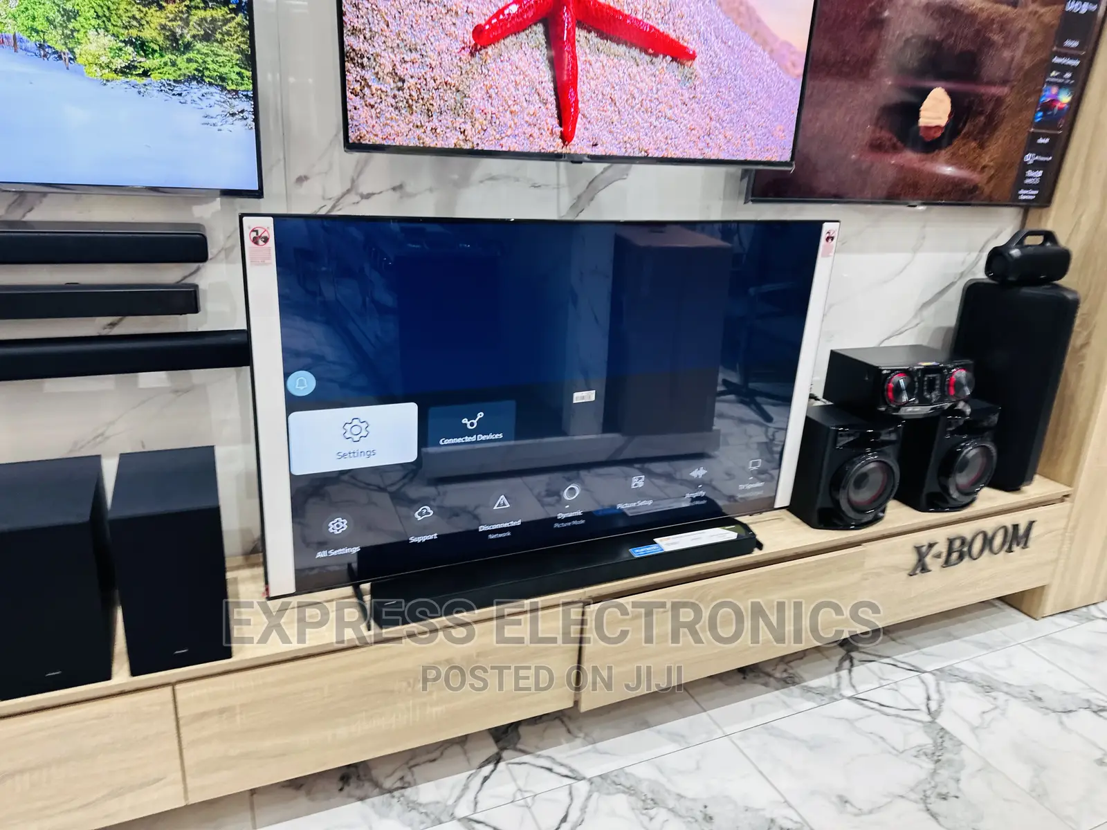 Big Screen Brightness  UHD Smarter Samsung 55”Bu8000 Tv