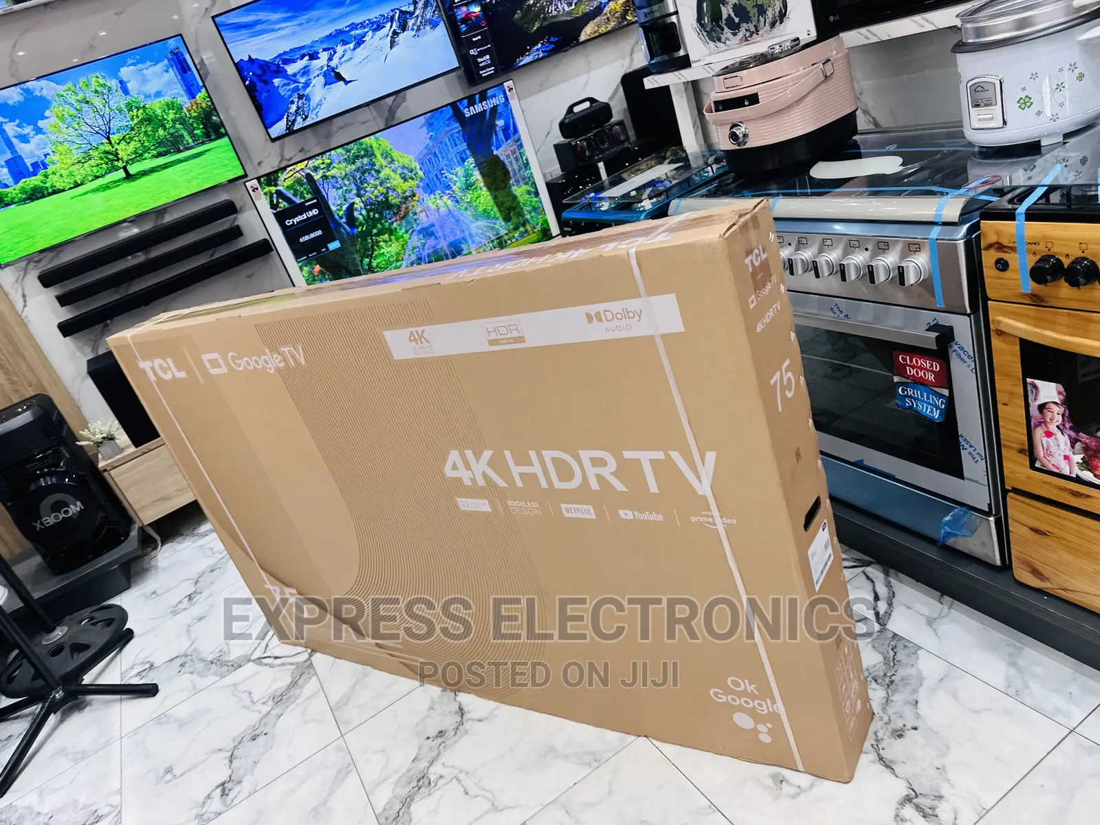 Bigger Better Smart Android 75”P635 TCL Tv 