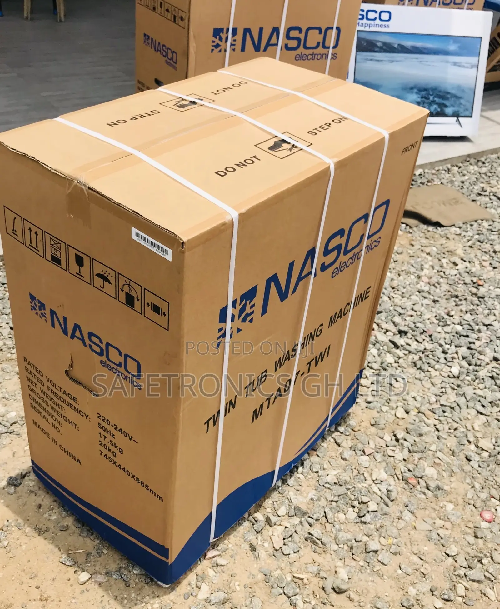 Topload Plastic Washingmachine Nasco Semiautomatic 7kg 