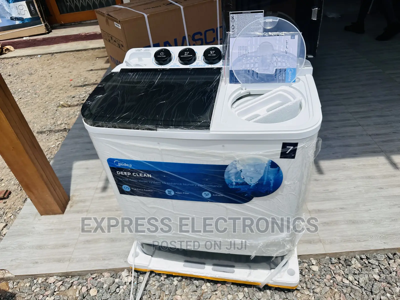 Upgrade Your Laundry With Midea Topload Washing Machine 7kg