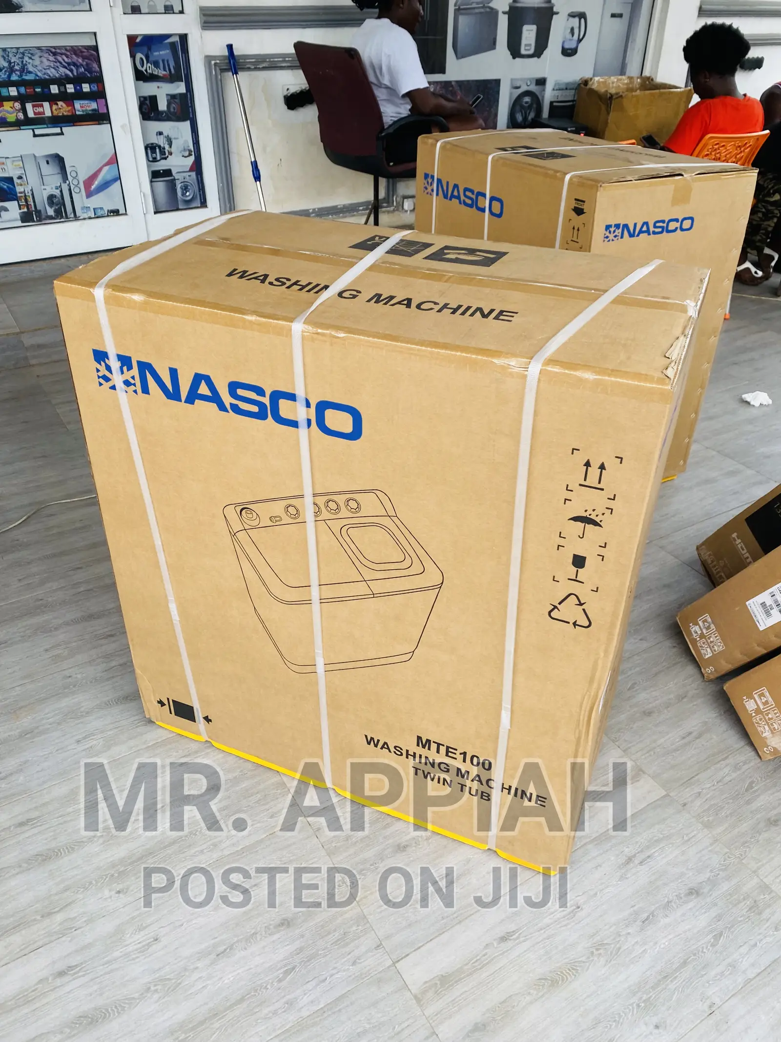 Wash Drain and Spin With Nasco 10kg Topload Washing Machine