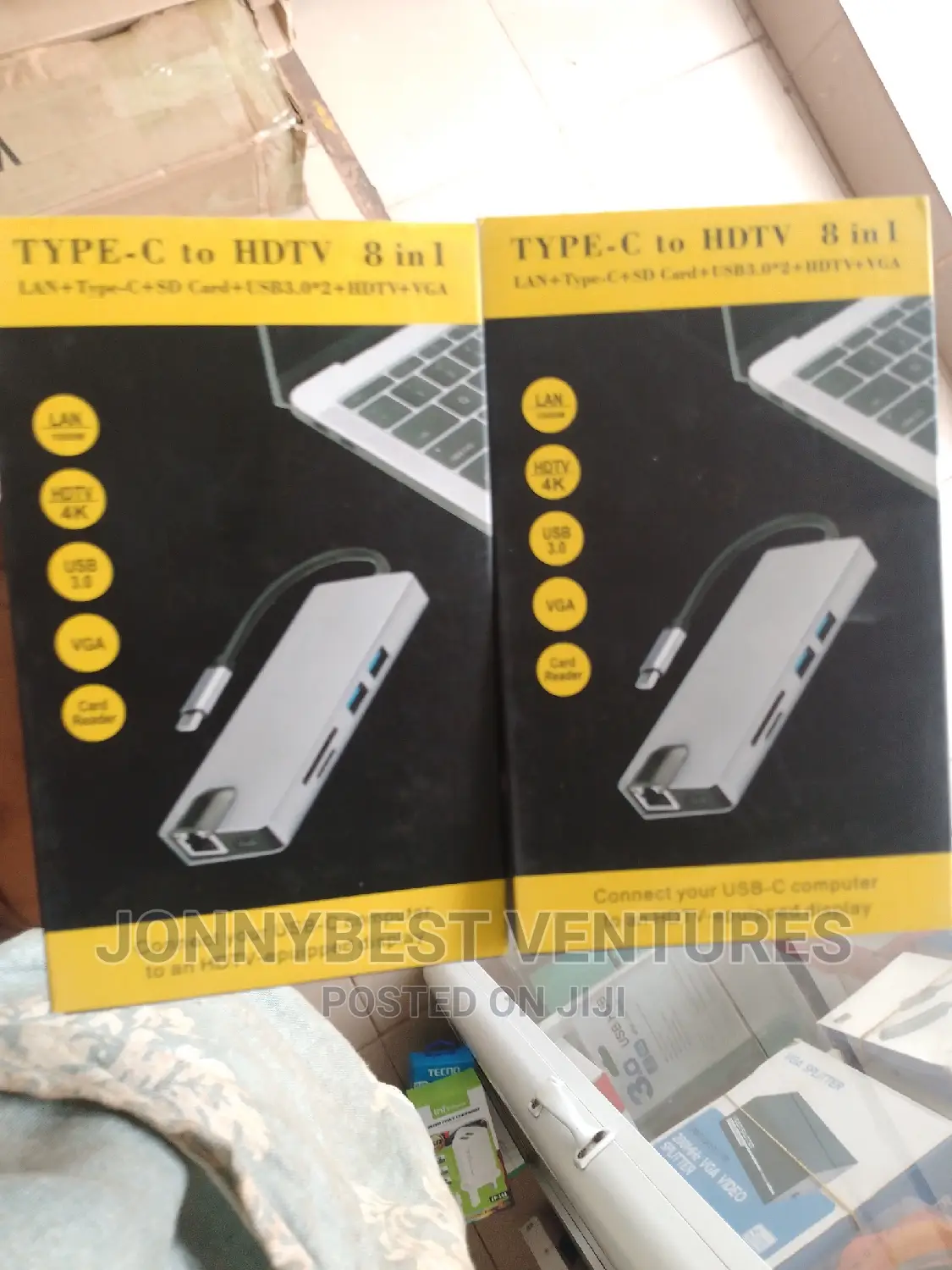 Type C 8in1 Converter With Vga Port