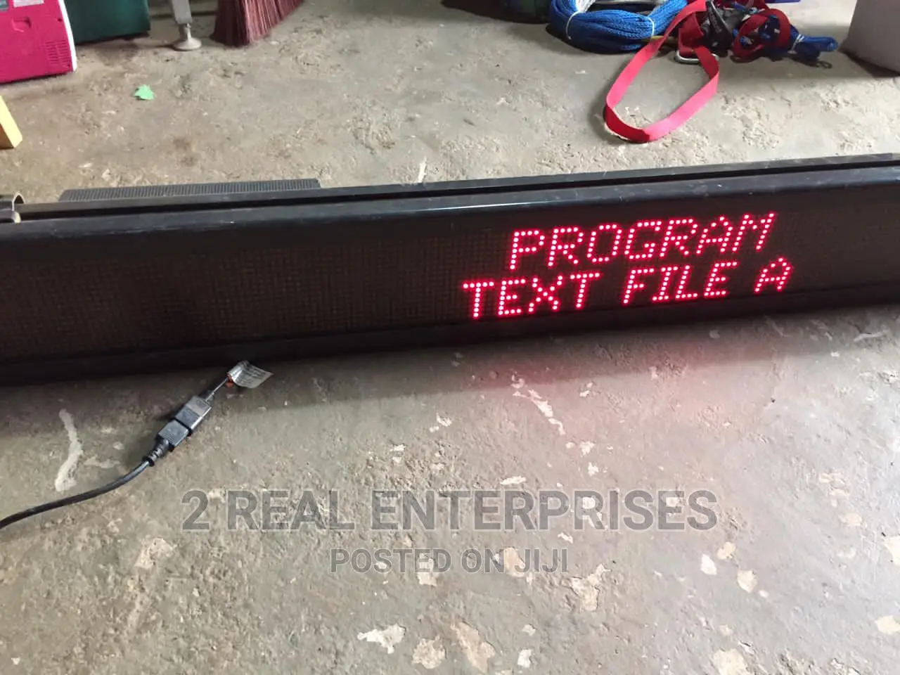 LED Moving Sign With Lights