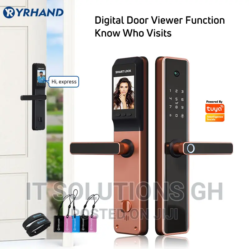 Smart Lock With Camera Door Bell Ilockey Newest Fingerprint