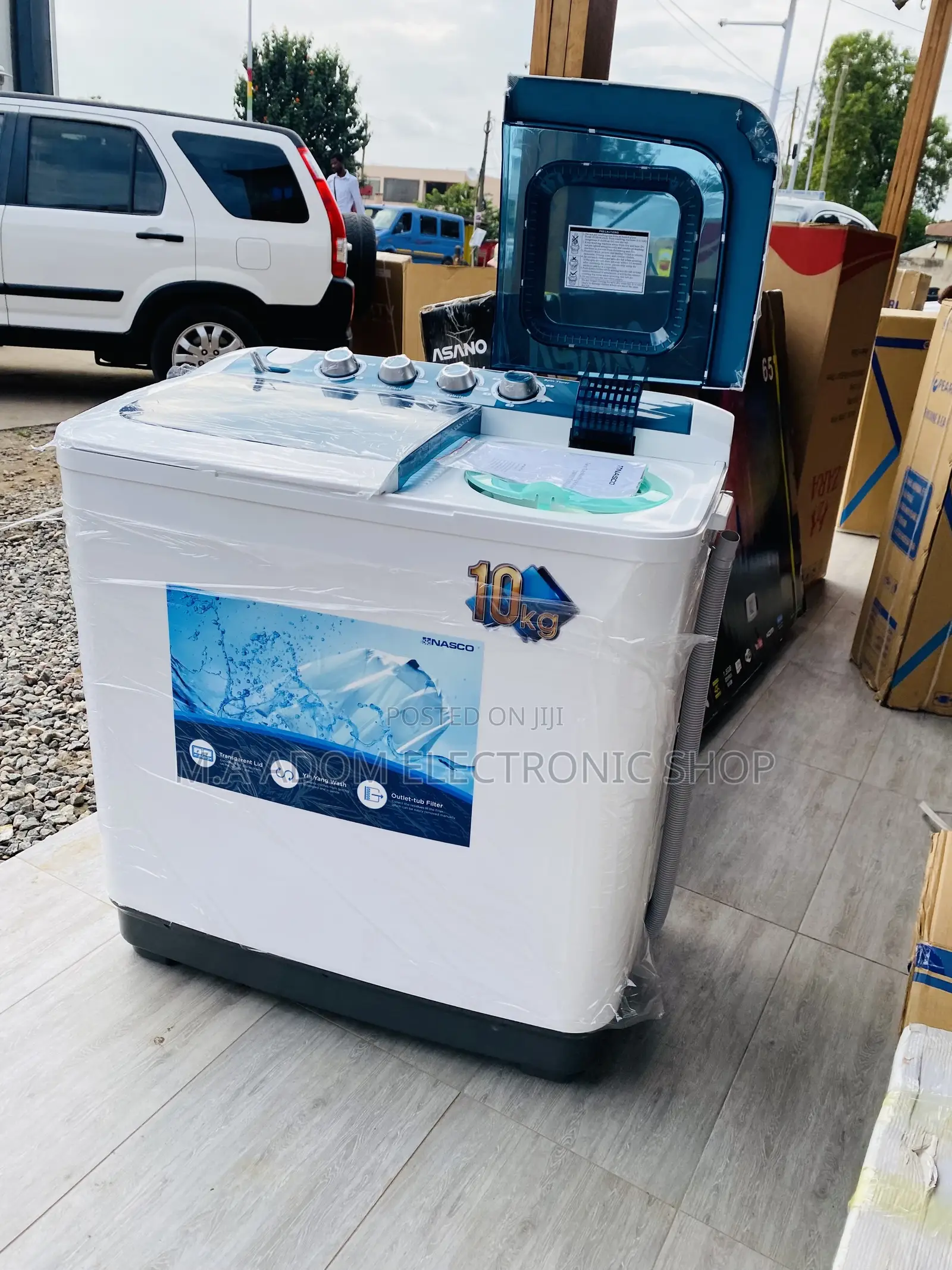 Quality Yet Affordable Nasco 10kg Top Load Washing Machine.