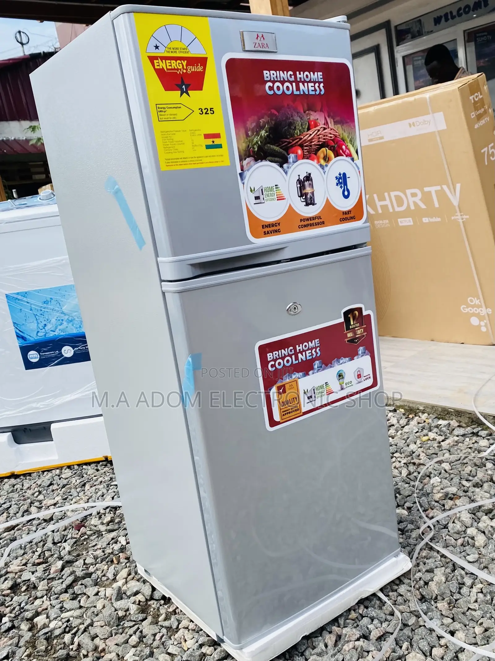 Brand New Zara Double Door Refrigerator(Zara-14tm) 