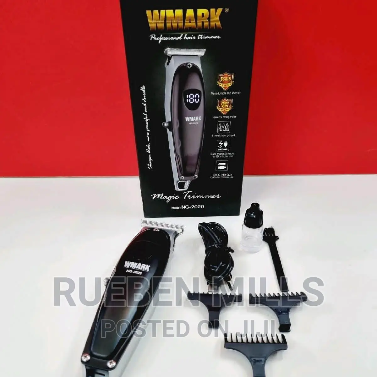New Wmark NG-2029 Detailer Skin Barbering Shaving Machine
