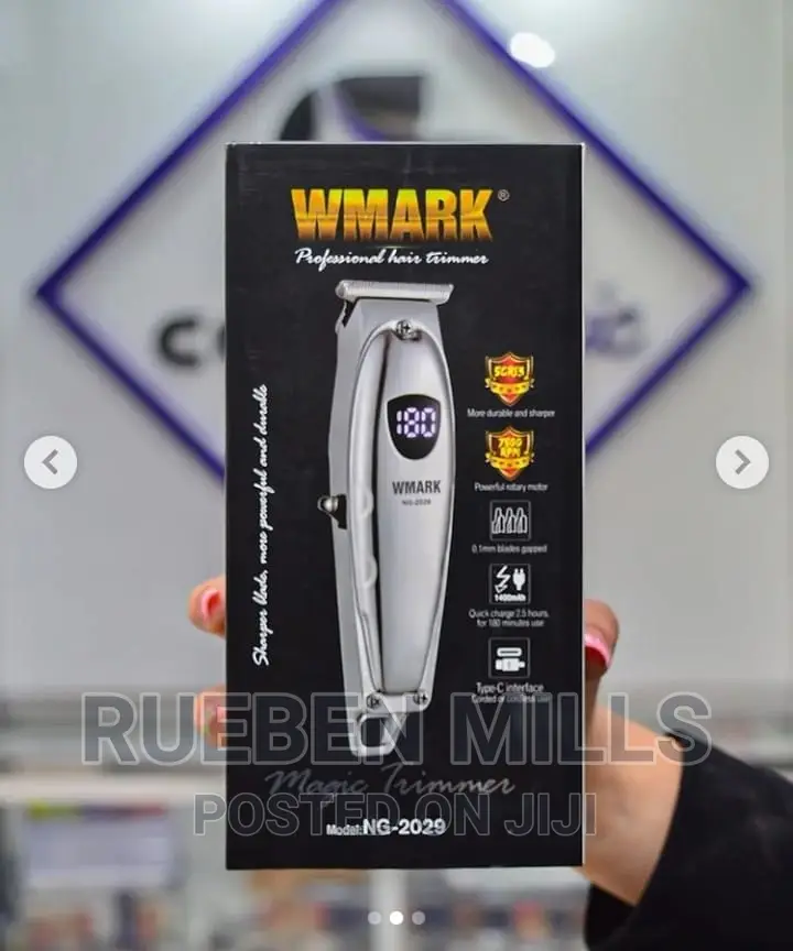 Cordless Wmark Edges Hair Clipper Barbering Machine