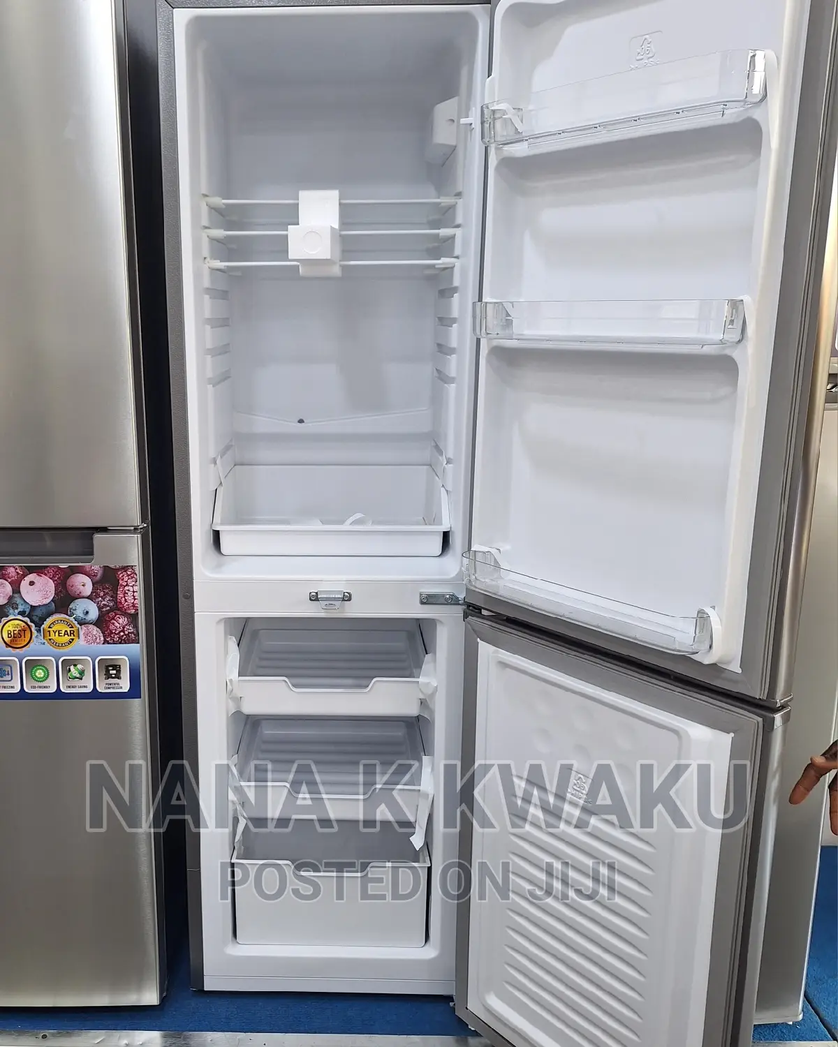 Bottom Freezer_nasco Nasd2-24sk Double Door Fridge