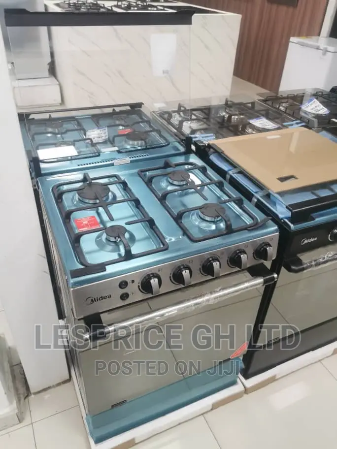 Midea 60x60 Stainless Steel~Gas Cooker