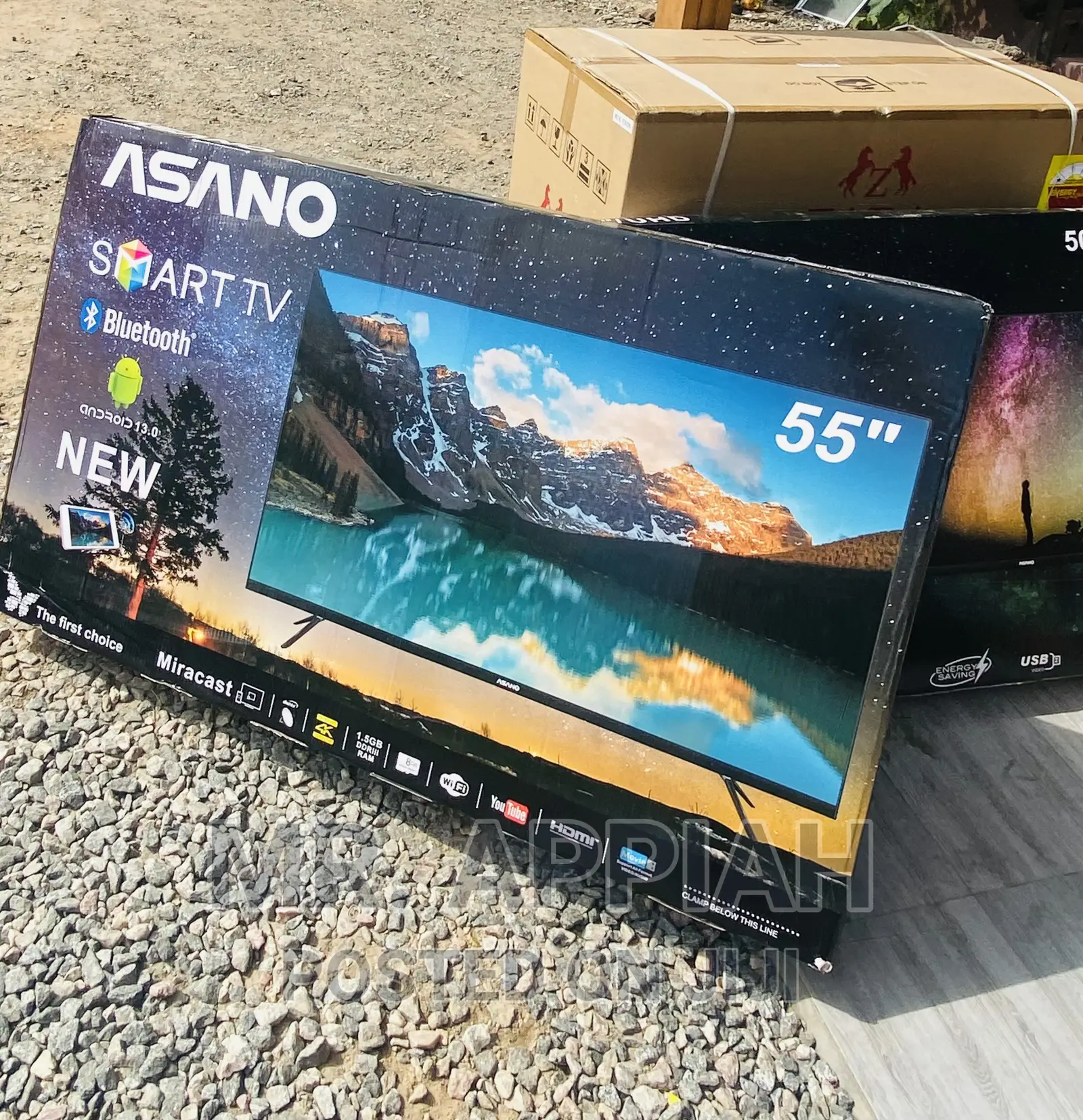 Energy Saving Asano 55 Inch Uhd Smart + Bluetooth Led Tv