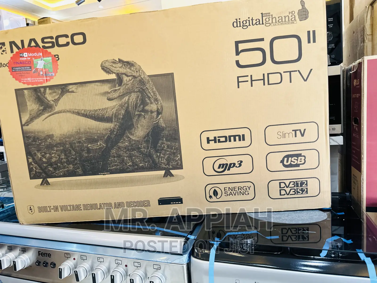 Fast and Effective Nasco 50 Inch Full HD LED Tv(Black) 