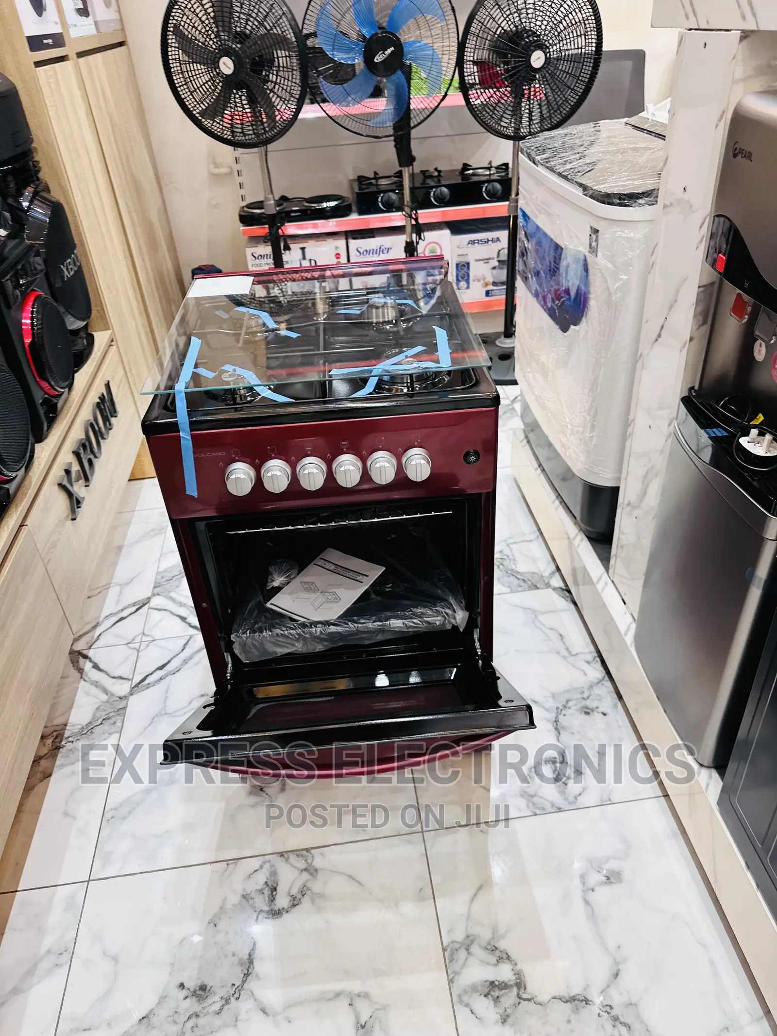 Cooking Made Easy With Volcano Gas Cooker 4burner Red