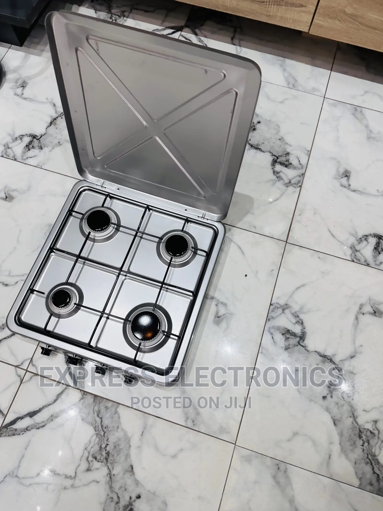 Flame It Up With Table Top Cooker 4burner Sliver