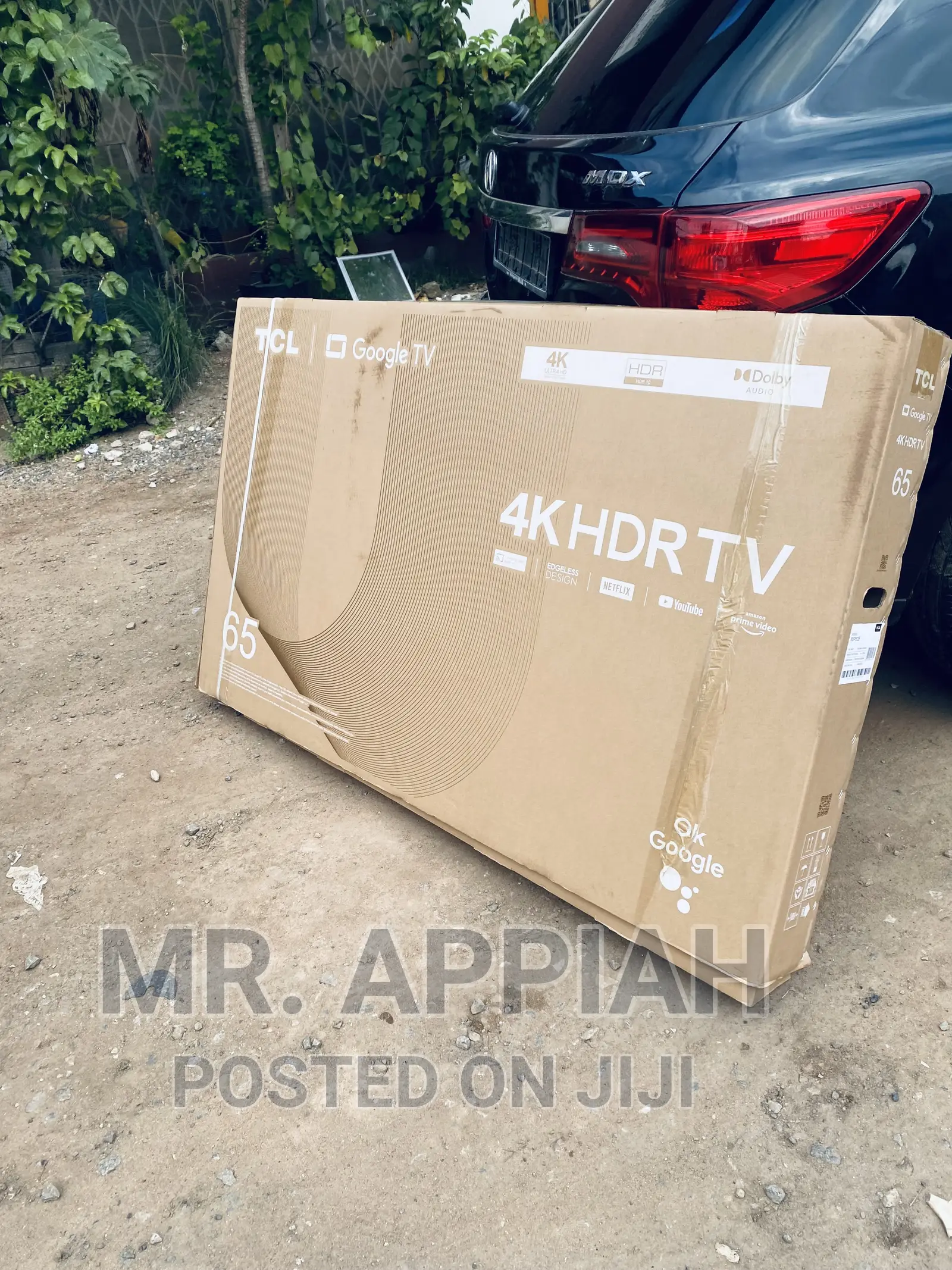 Foreign Standard TCL 65p635 65 Inch HDR Google Smart Tv.