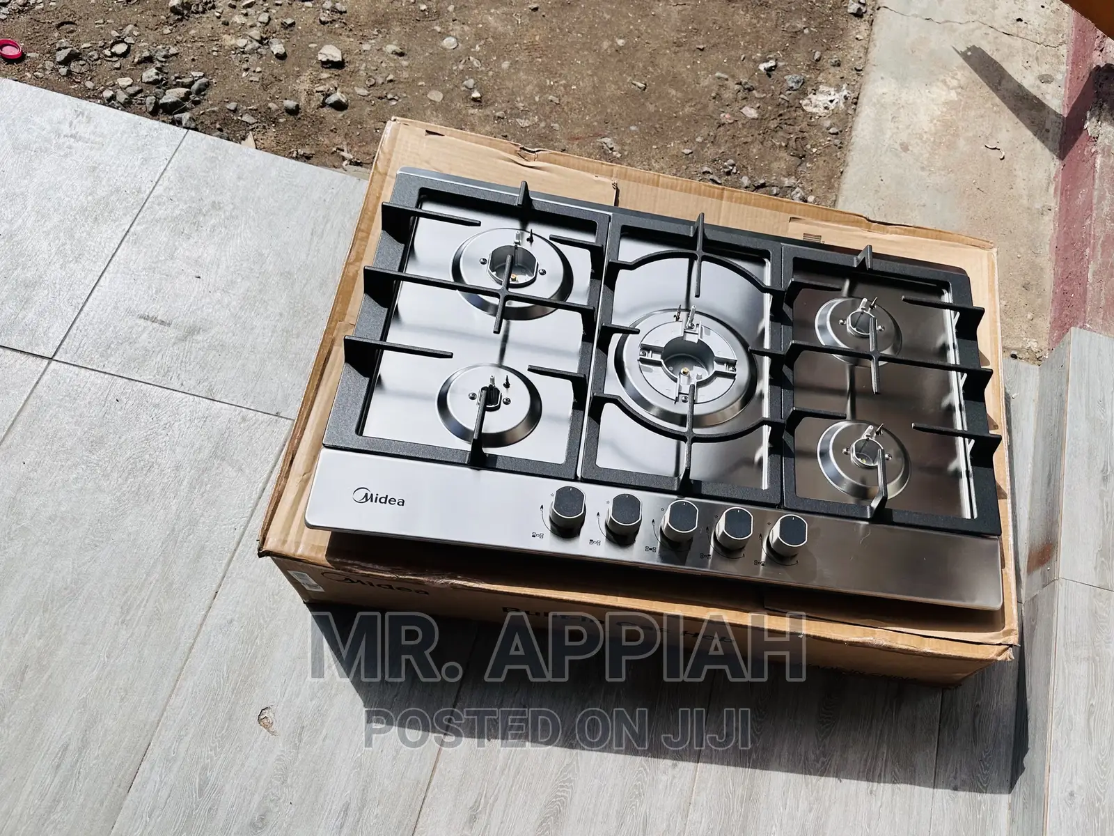 Midea Auto Ignition - Heat Resistant, and 5 Gas Burner 