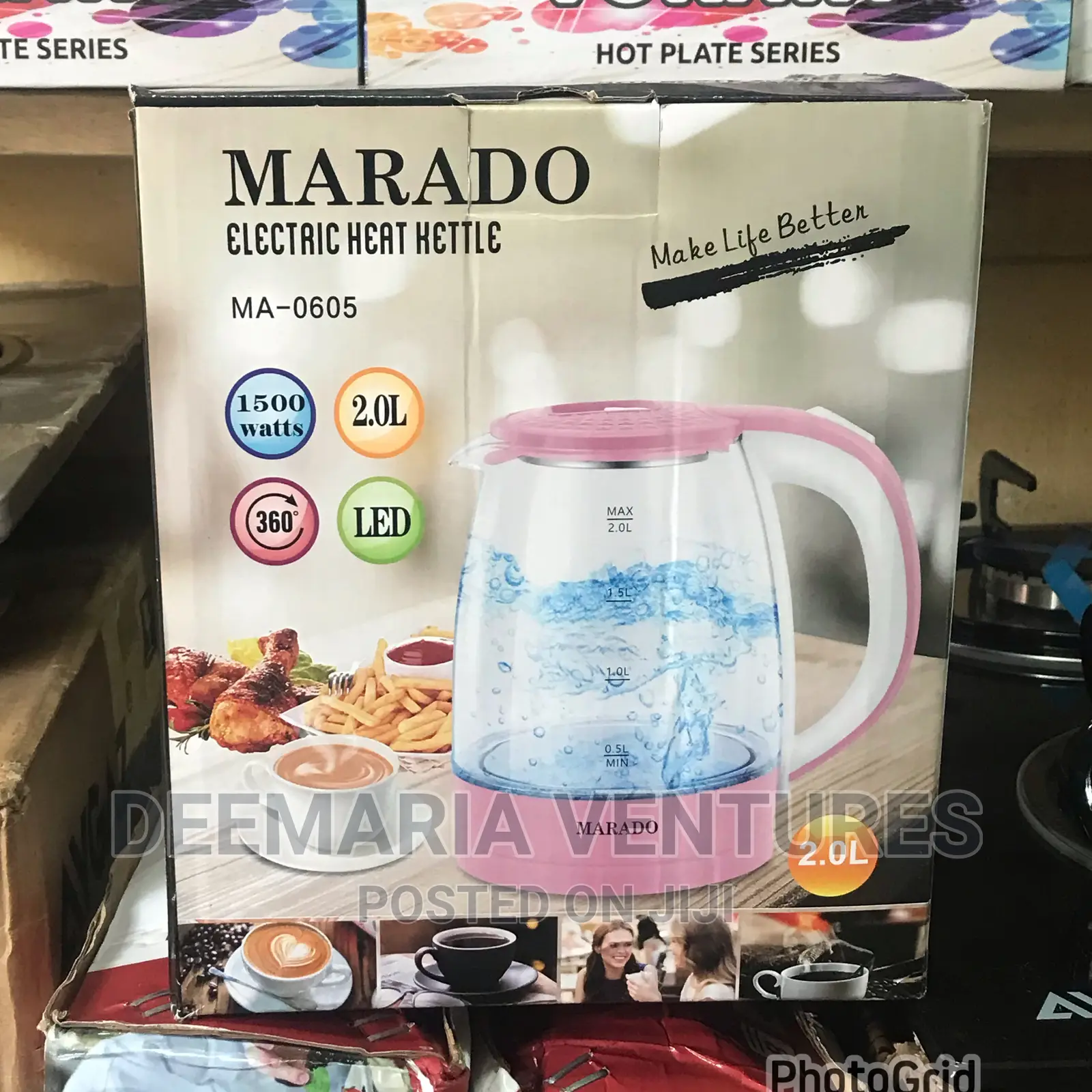 Marado 2.0l Electric Heat Kettle Ma-0605