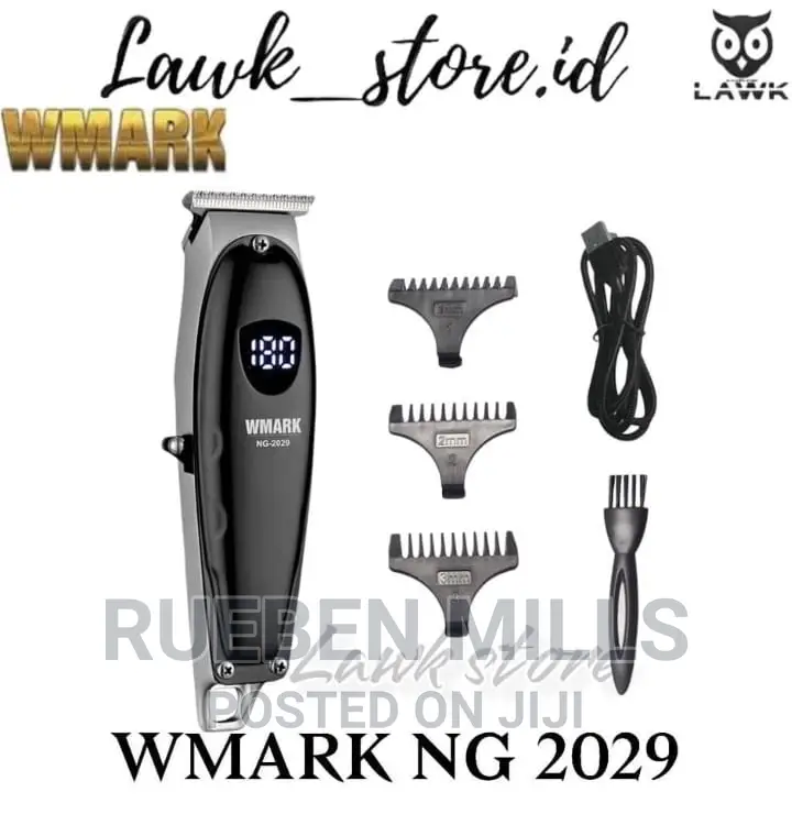 Wmark Smart Metal Beard Trimmer Barbering Machine NG 2029