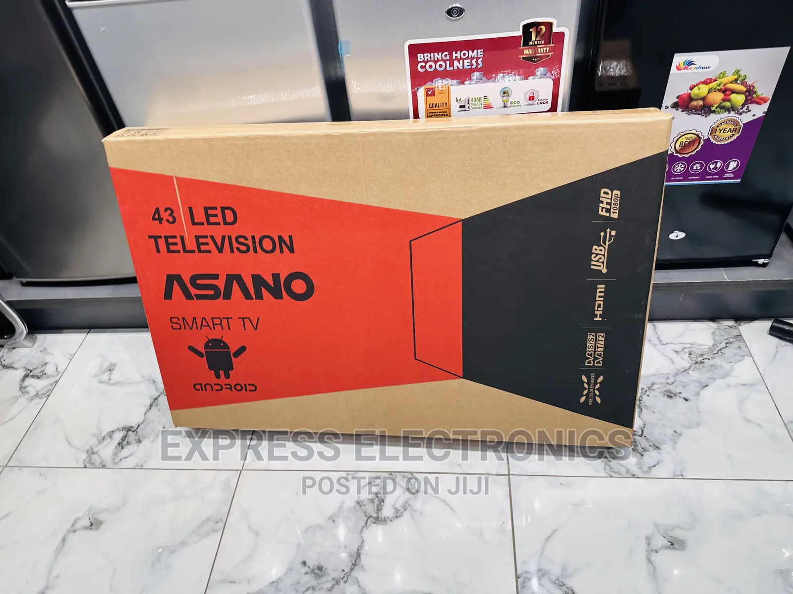 Amazing Pictures Quality Asano 43”FHD Smart Tv 