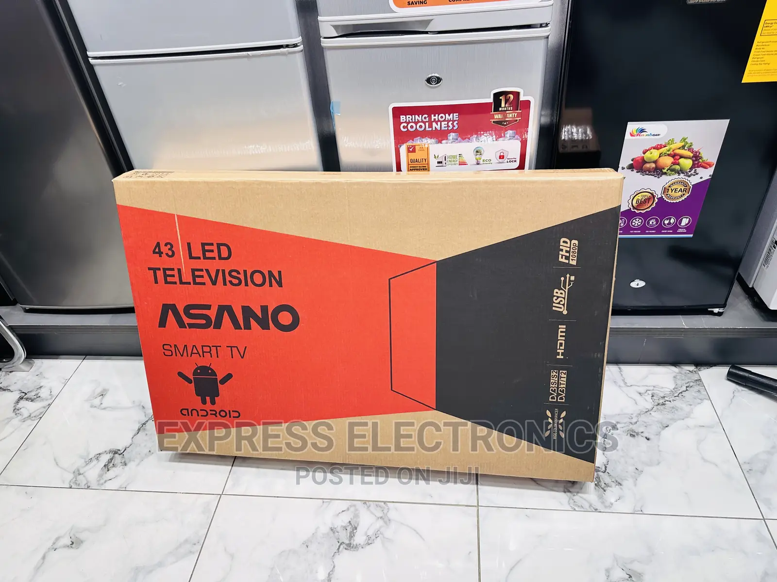 Amazing Pictures Quality Asano 43”FHD Smart Tv 