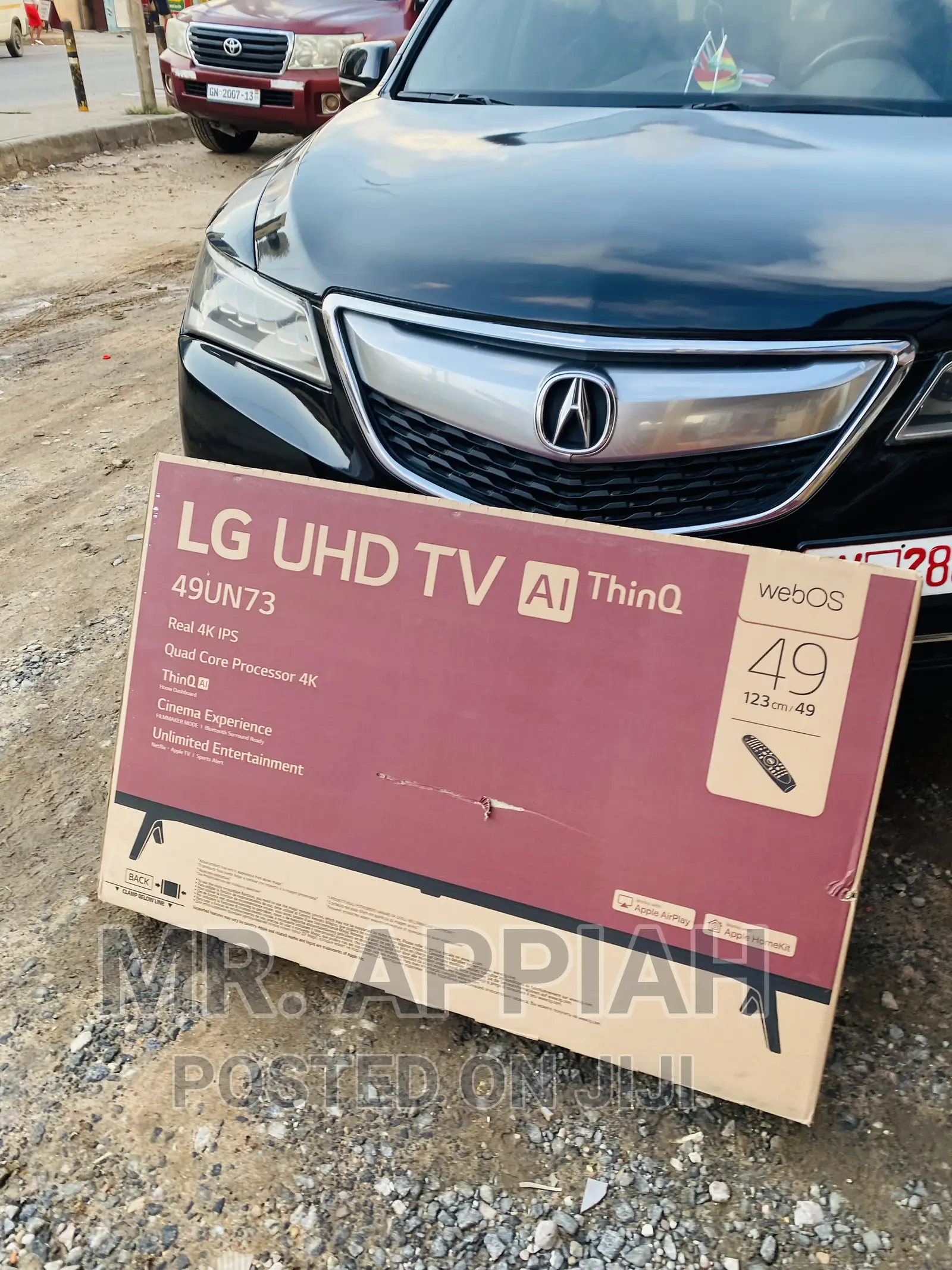 Elegant Black LG 49 Inch Uhd LED Tv(49un7340) 