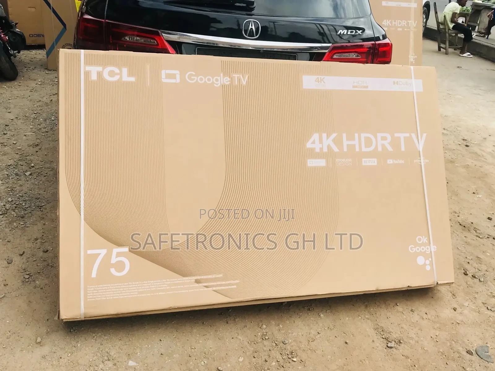 Clear Glossy Led TCL 75 Inches P635 Smart Tv