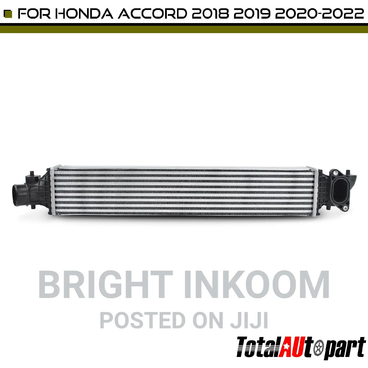 Honda Accord 2017 2018 2019 2020 Intercoolers