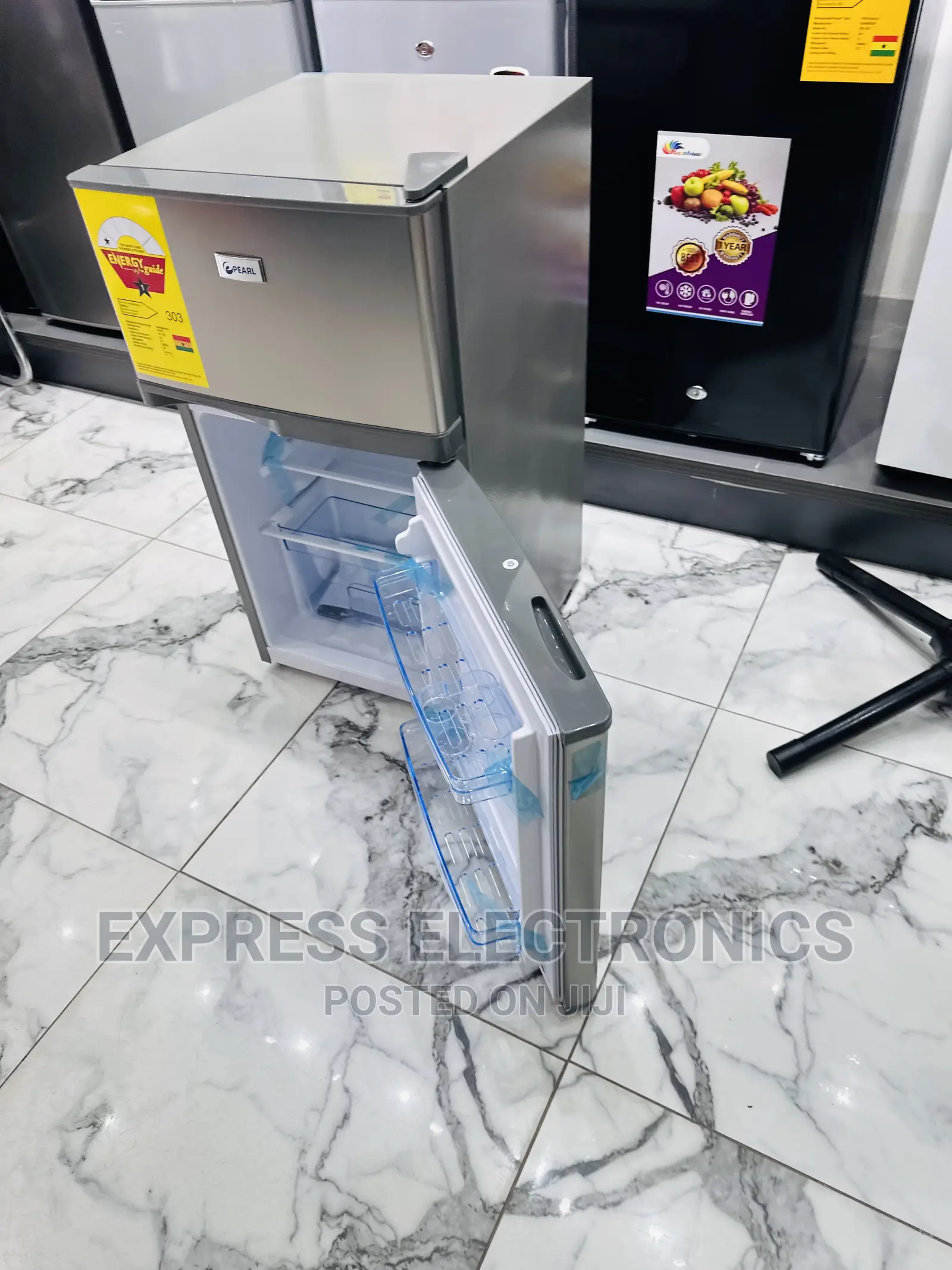 Mini Size Double Door Fridge Pearl 10T