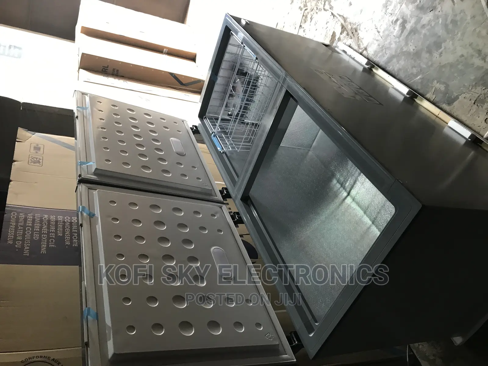 High Quality 508liters Pearl Double Door Chest Freezer