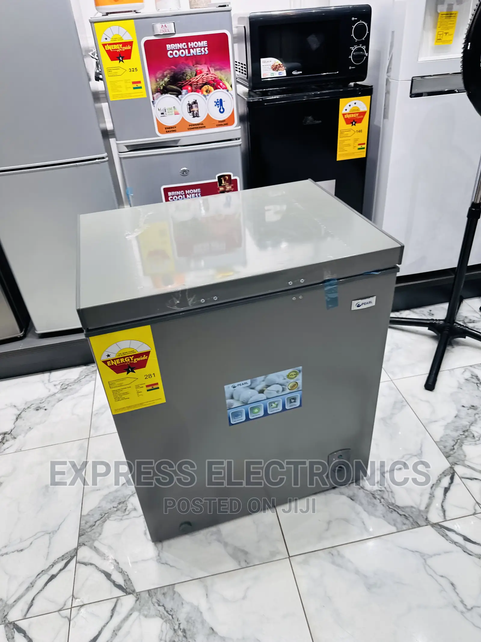 Foreign Standard on Chest Freezer Single Door 147L Pearl