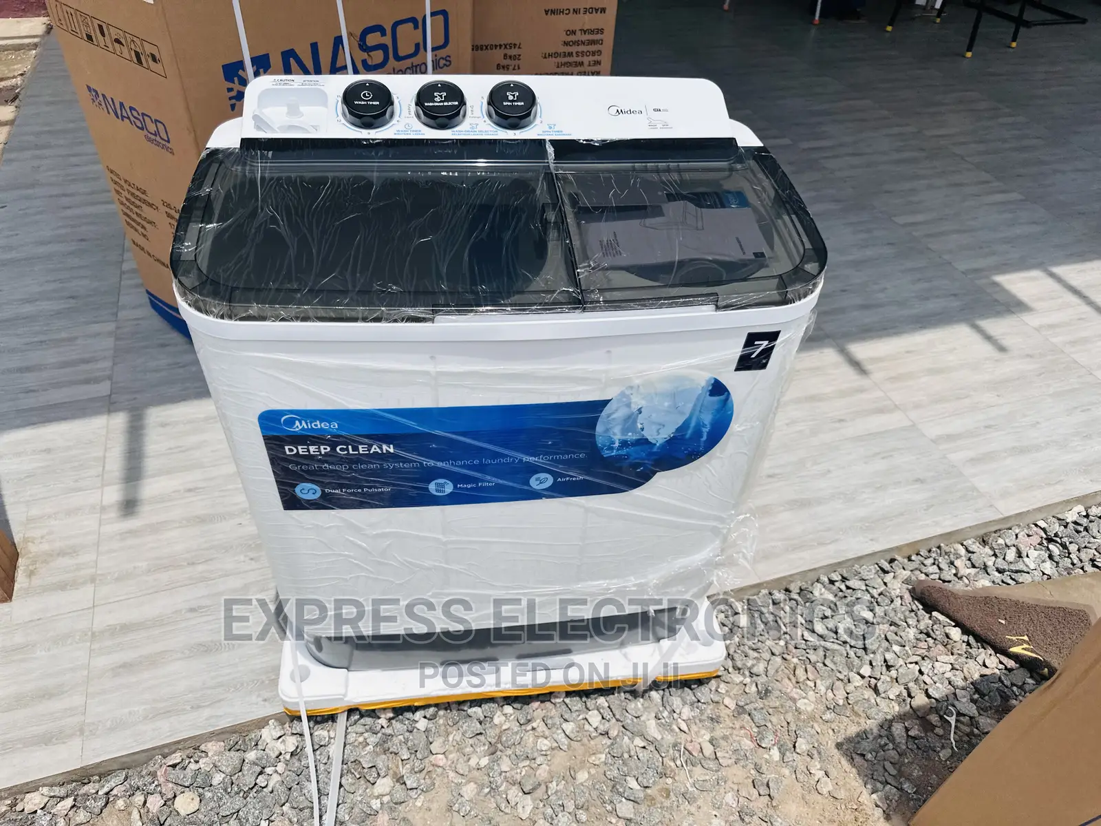 Less Energy Use Midea Washing Machine 7kg Topload