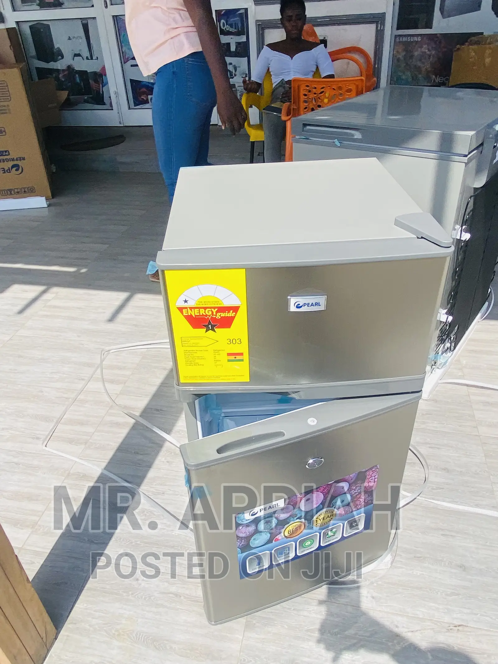 Super Chilling Pear PF-10T Double Door Refrigerator 