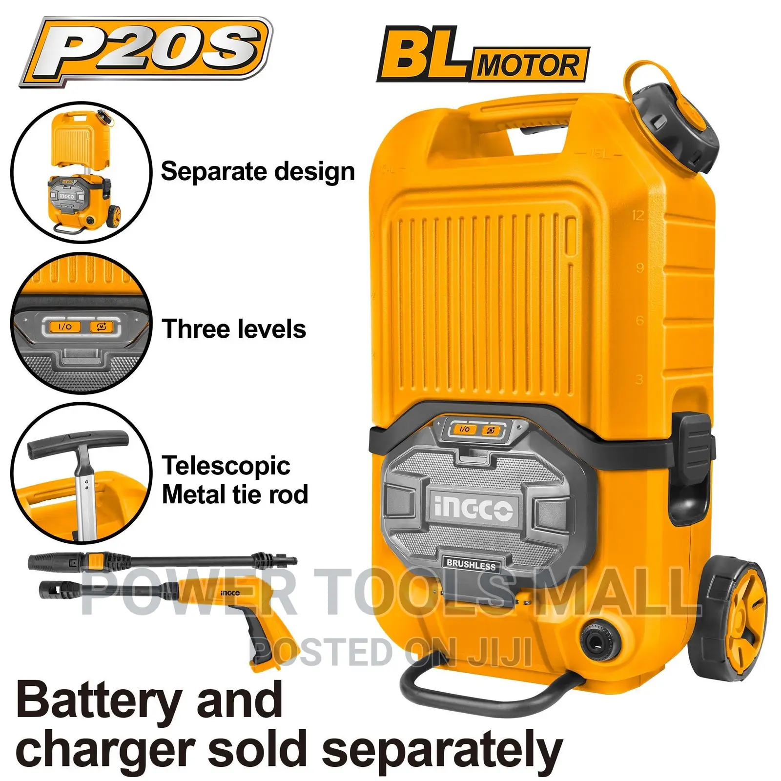 Cordless Pressure Washer 40v - Cpwli4006