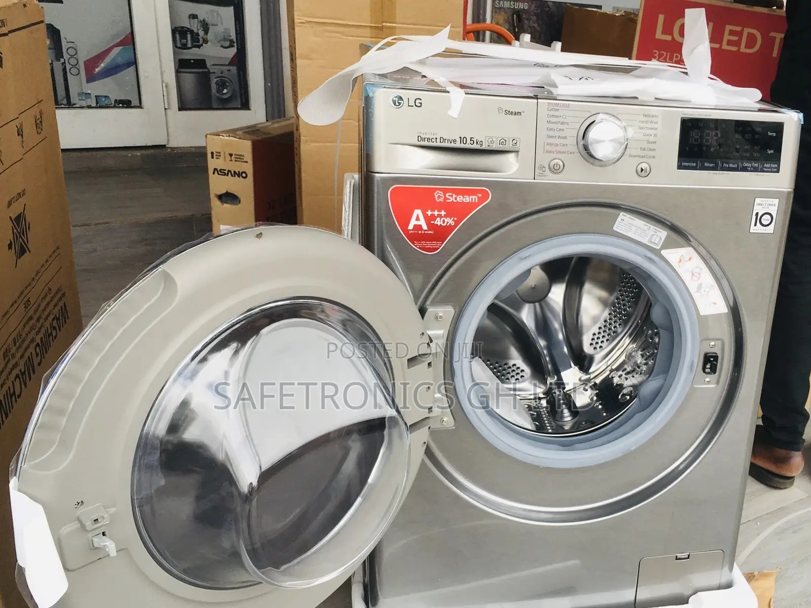 Fullyautomatic Frontload Washingmachine 10.5kg Lg Reliable