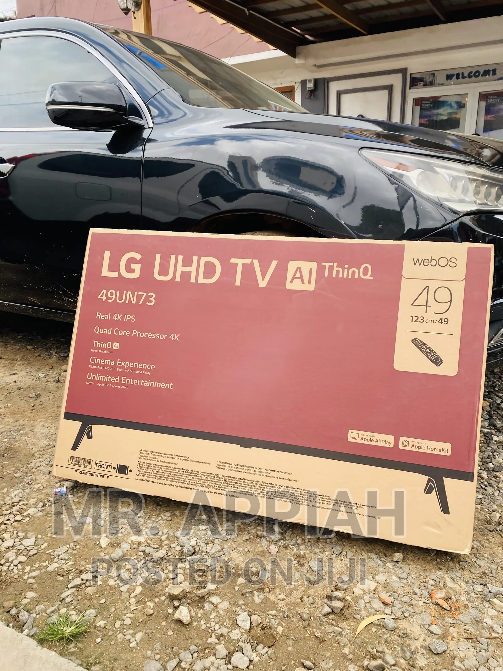 Reliable and New LG(Black)49” Smart Uhd LED Tv 49un7340